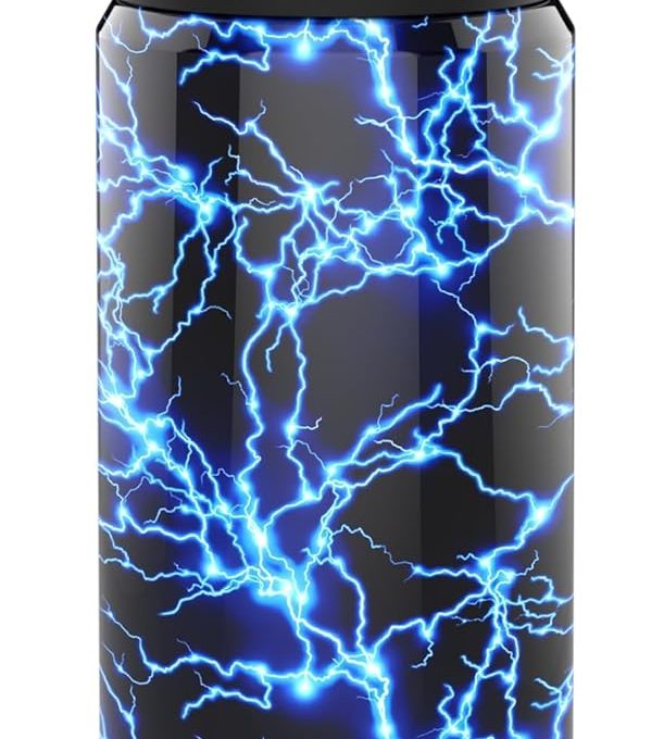 Boys Water Bottle with Straw,18 oz Kids Insulated Cups with Stainless Steel Leak Proof for School,Sport&Travel（Lightning）